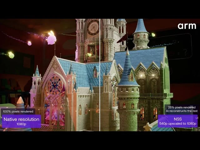 ARM представляет алгоритм ИИ-масштабирования Neural Super Sampling для устройств на базе ARM