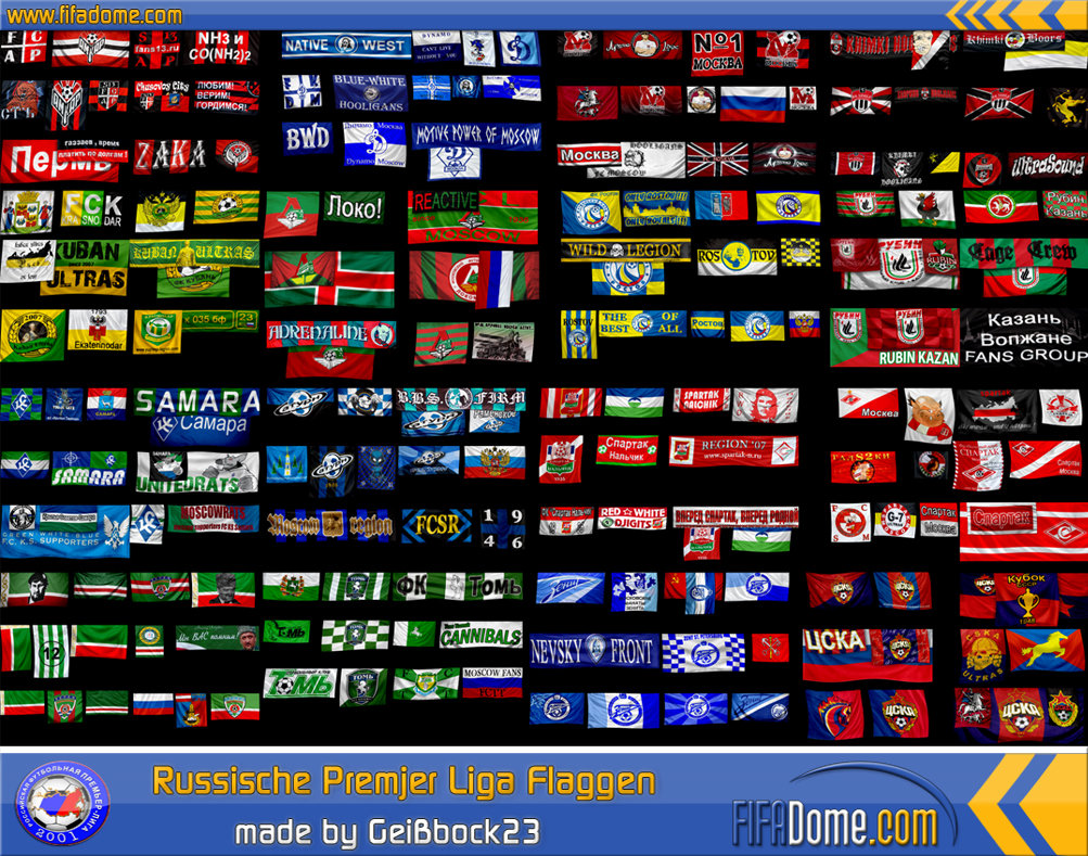 FIFA 10 "Russian Ligue Flagpack"