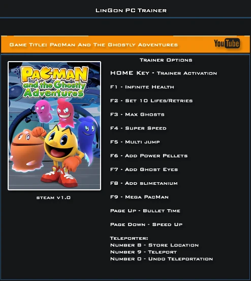 Pac-Man and the Ghostly Adventures: Трейнер/Trainer (+13) [1.0] {LinGon}