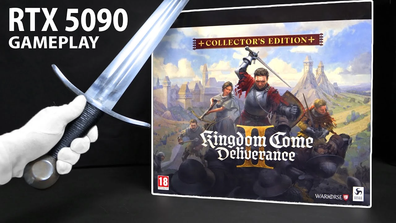 Распаковка коллекционного издания Kingdom Come Deliverance 2 и тест RTX 5090