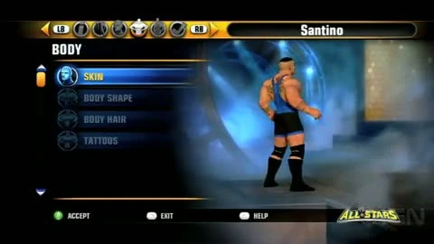 WWE All Stars "Создание персонажа"