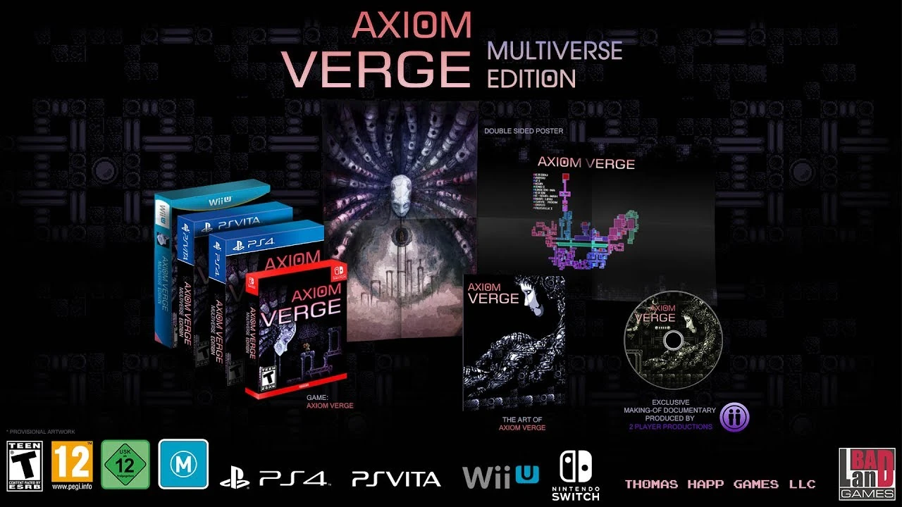 Платформенный экшен Axiom Verge выйдет на Switch: как в цифровом, так и в физическом виде