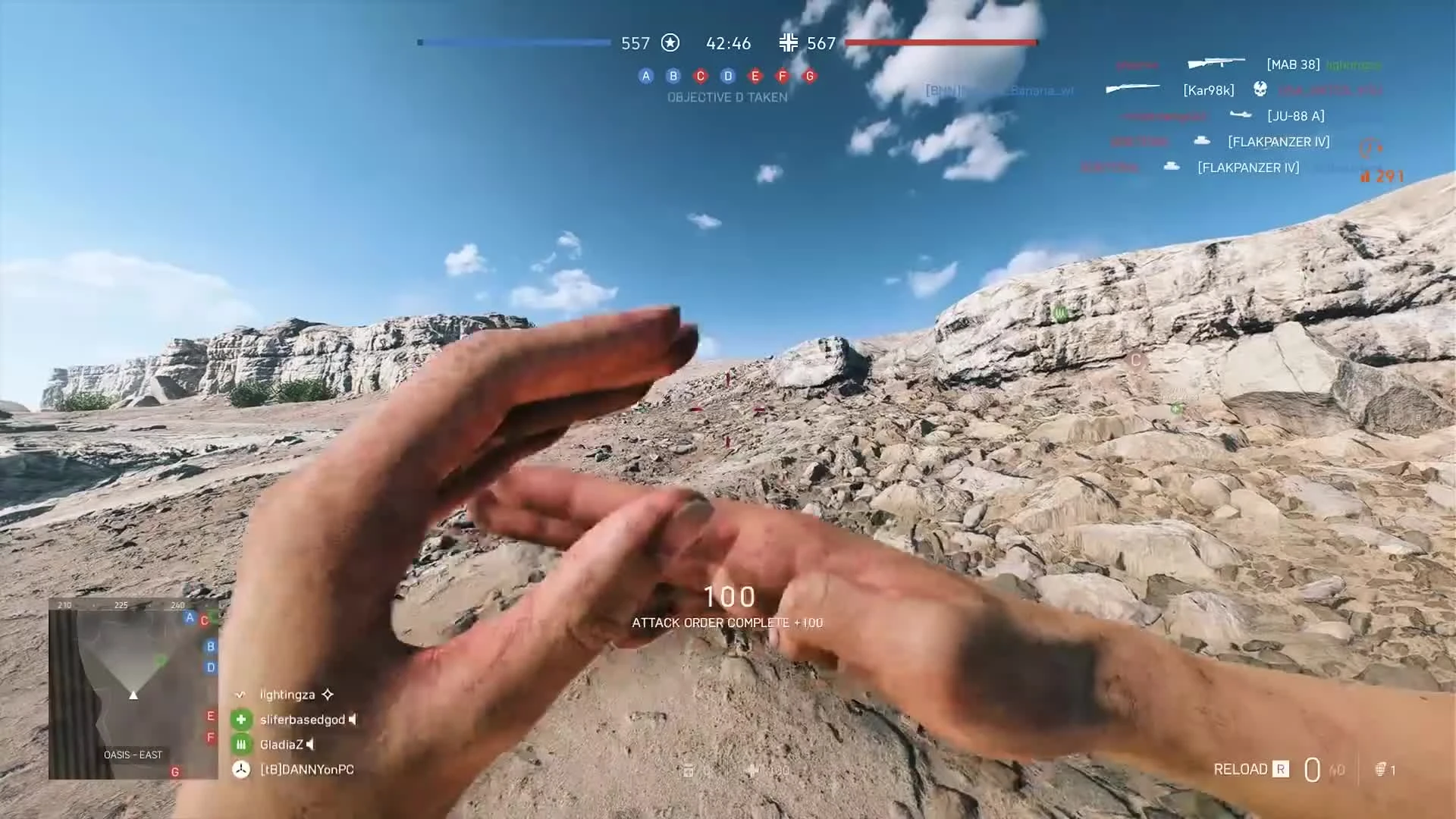 Убийственный палец в Battlefield V