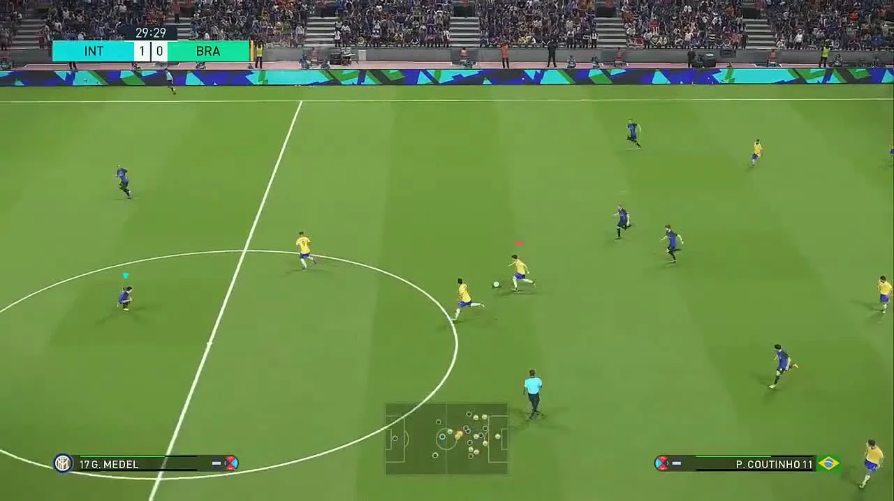 PES 2018 Demo - New Gameplay - Inter vs Brazil - HD
