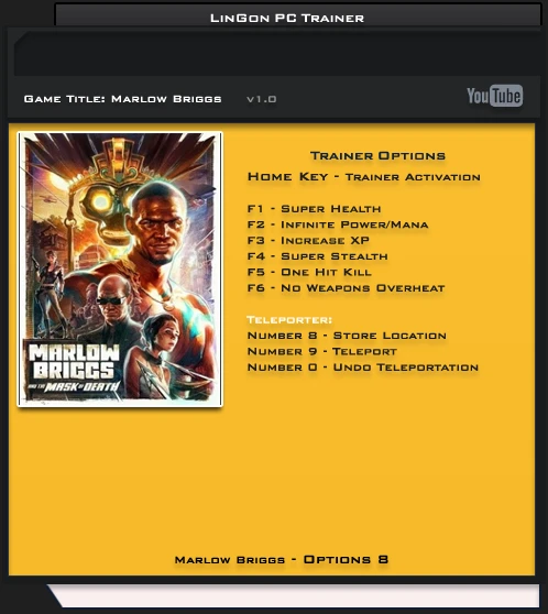 Marlow Briggs: Трейнер/Trainer (+8) [1.0] {LinGon}