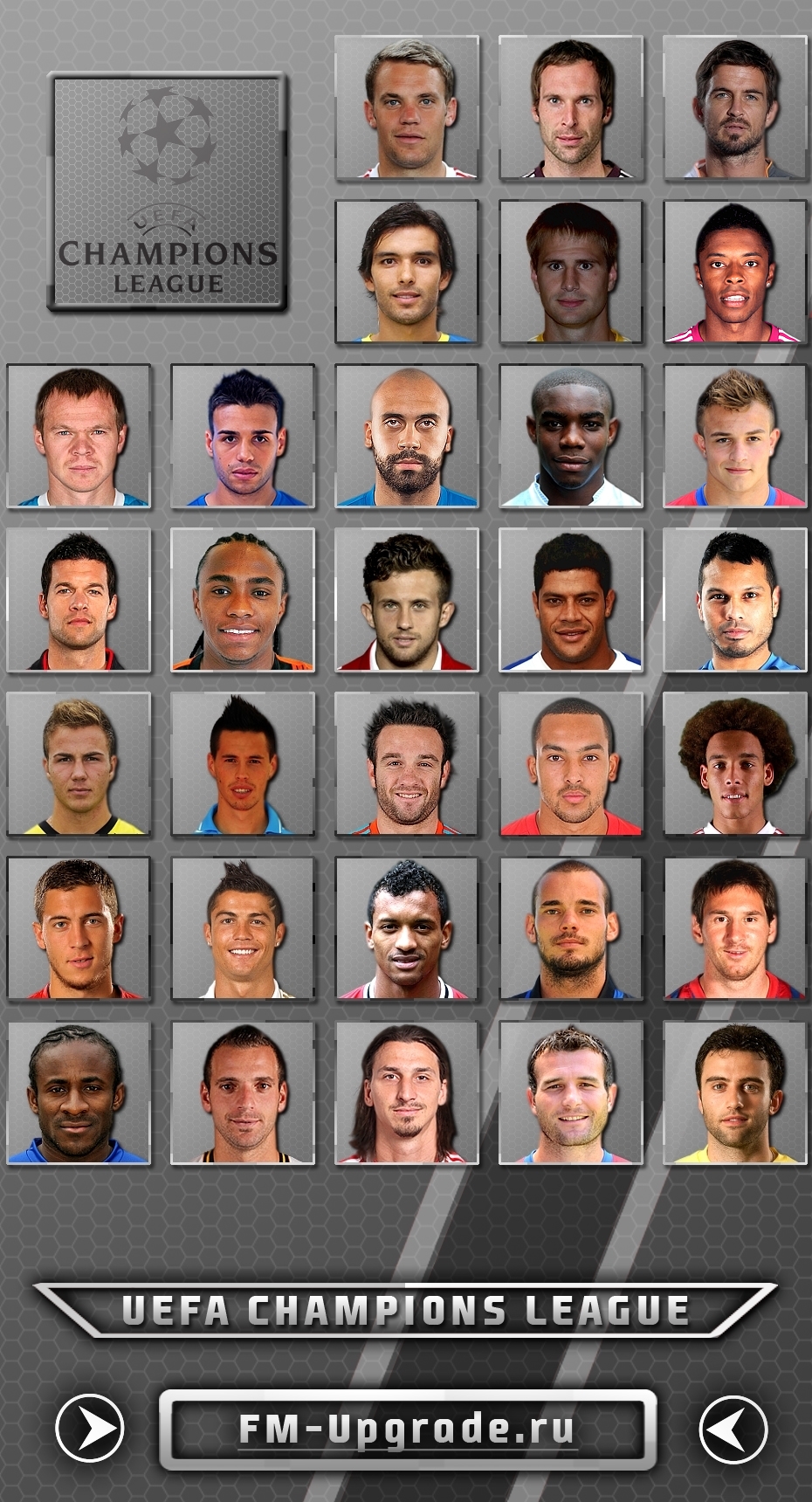 FIFA Manager 12 "Фотопак Лиги Чемпионов 11/12"