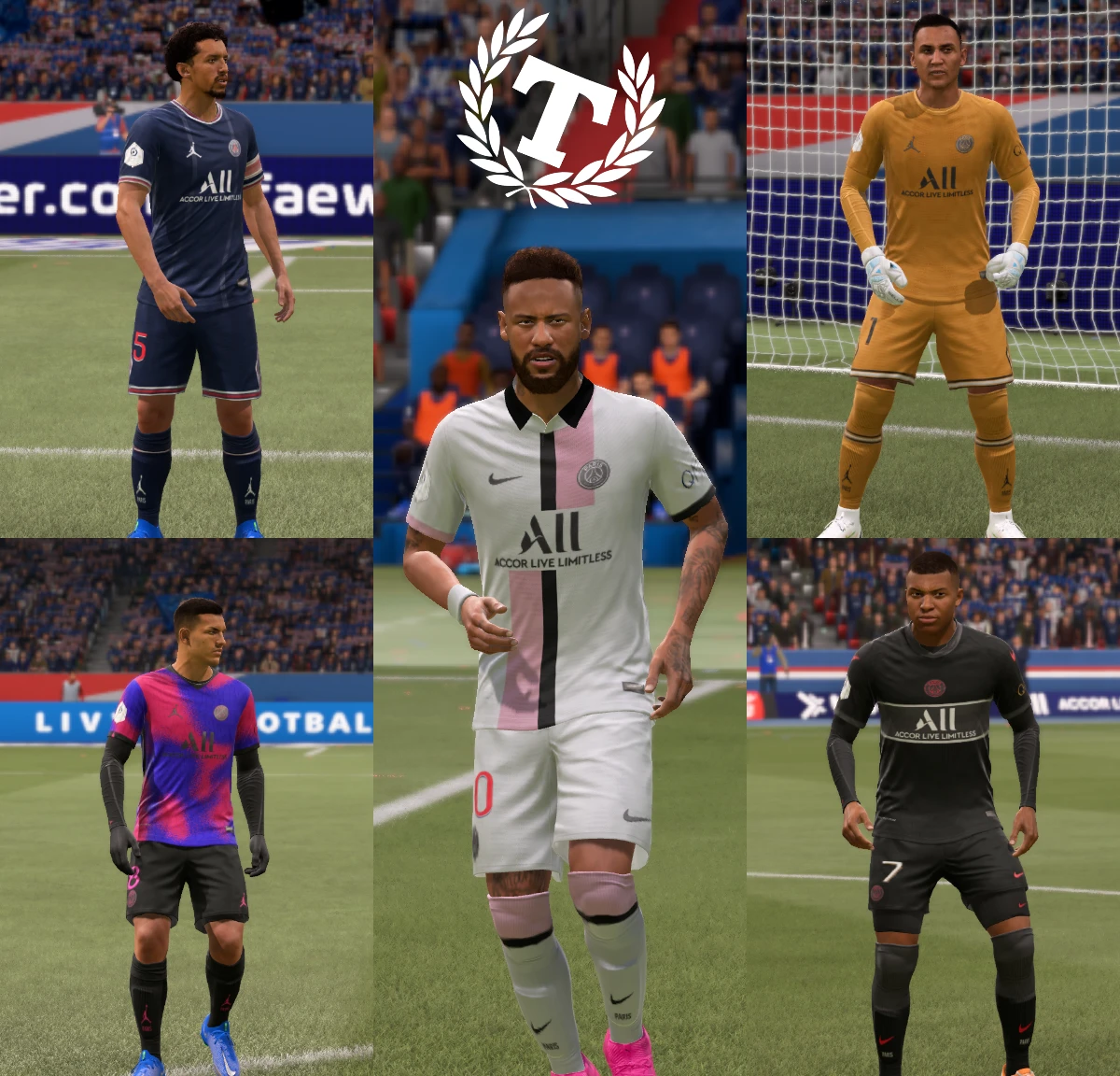 FIFA 21 "Комплект форм ПСЖ на сезон 21-22"