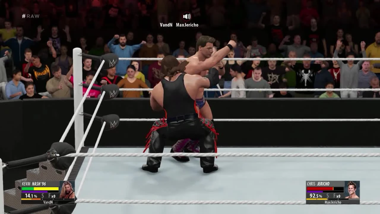 Online Match - Chris Jericho VS Kevin Nash (2k16)