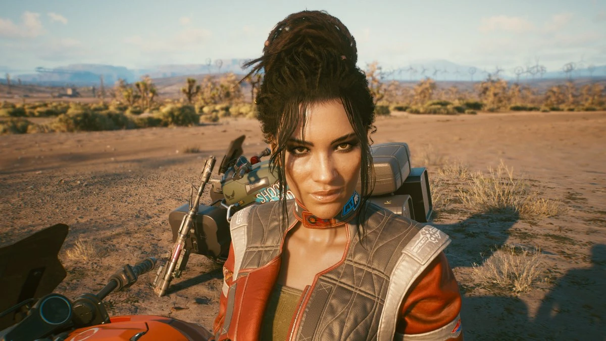 Косплей Панам Палмер из Cyberpunk 2077