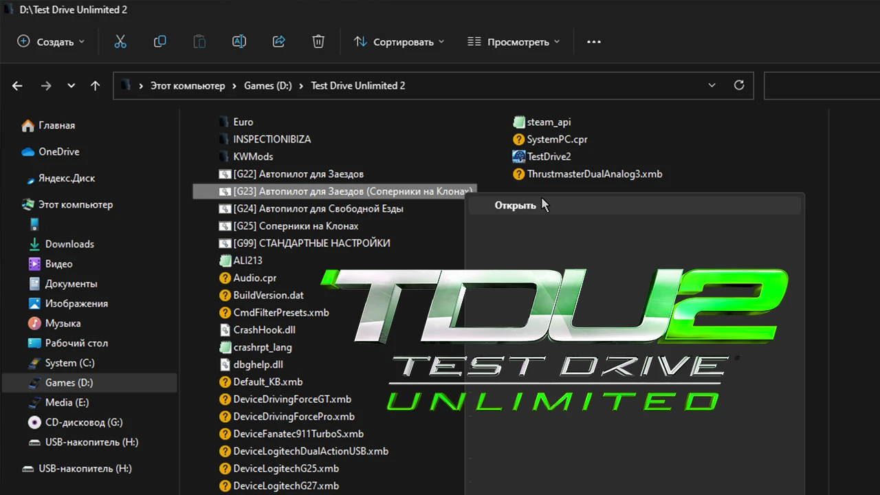 Test Drive Unlimited 2 "Набор автопилотов"