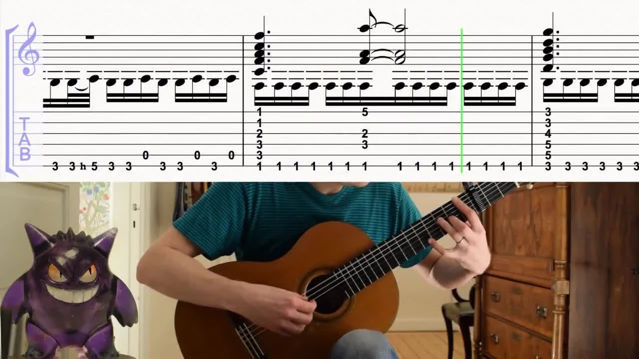 Pokmon Go (Map theme) - Как сыграть на гитаре