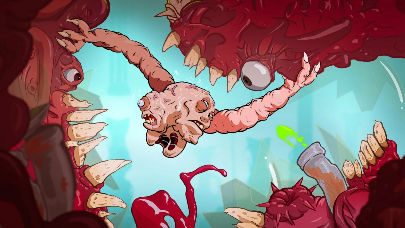 Вышел новый трейлер кооперативного платформера Struggling, который выйдет на Switch и ПК