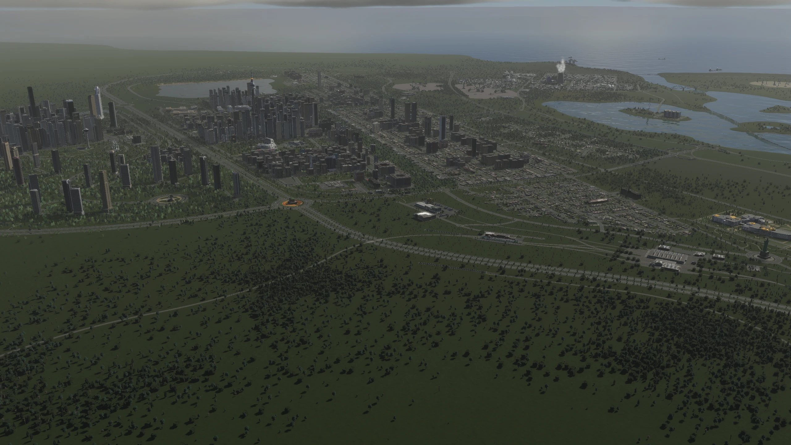 Cities: Skylines 2 "Сохранение - самостоятельный, красивый город Магнолия 2 с 215к людей"