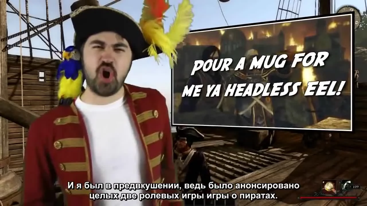 Risen 2: Dark Waters - обзор от Angry Joe [Русские субтитры]