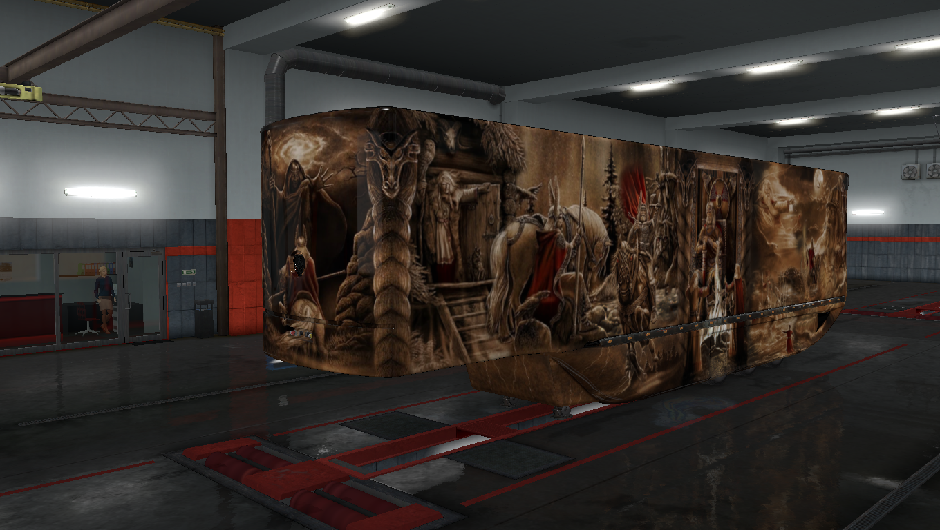 Euro Truck Simulator 2 "Slavs Skin Pack for Scania 2016 версия 1,1"