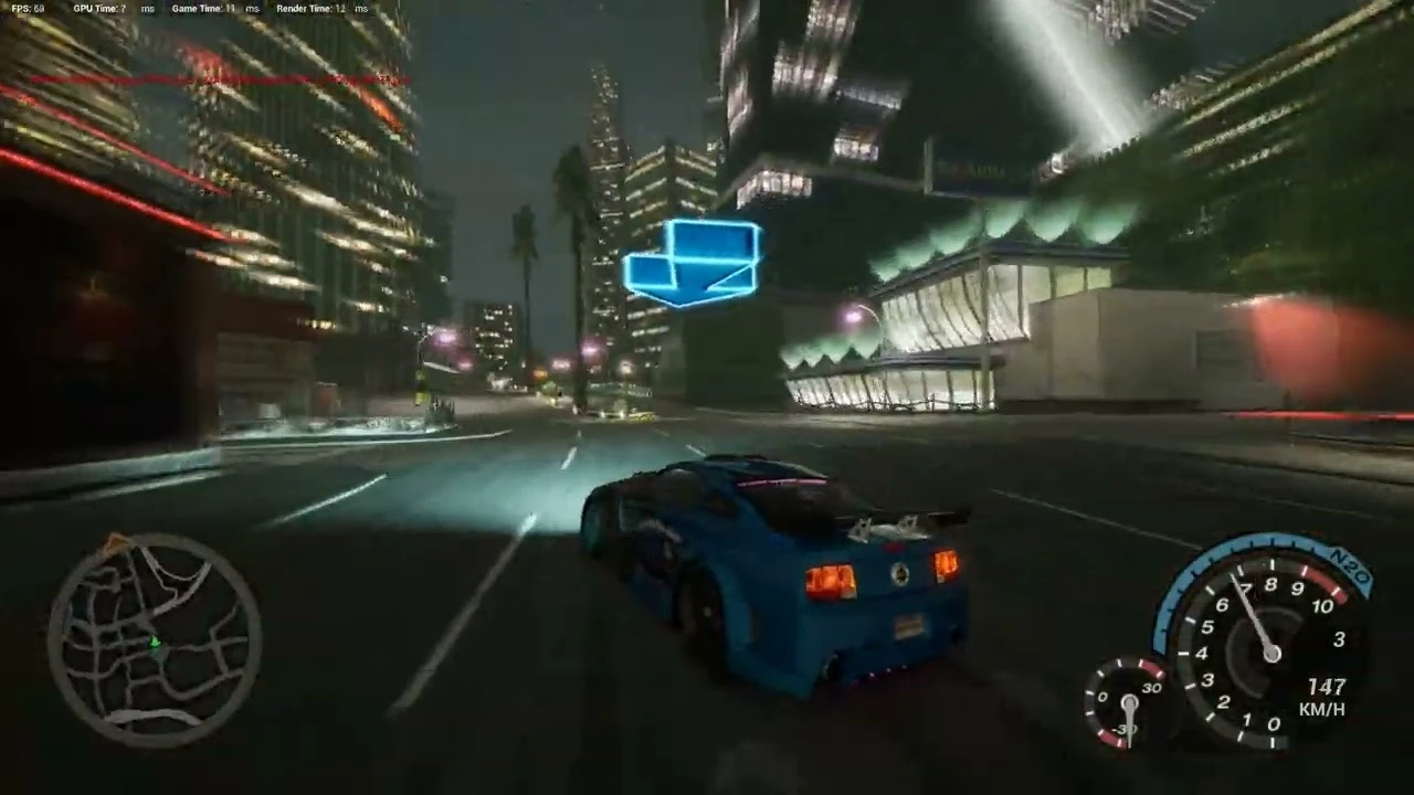 Представлены новые ролики фанатского ремастера Need for Speed: Underground 2 на Unreal Engine 5