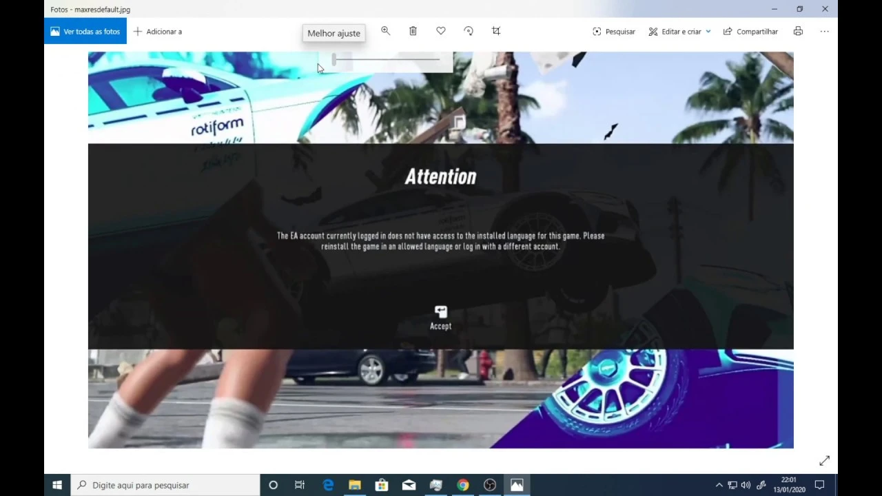 Need for Speed: Heat "Фикс ошибки - The EA account currently logged in does not have access to the installed language"