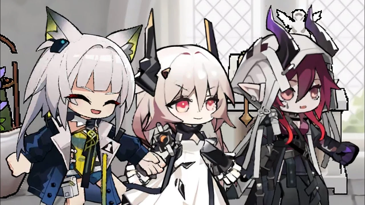 Как персонажи в Arknight отдыхают по полной