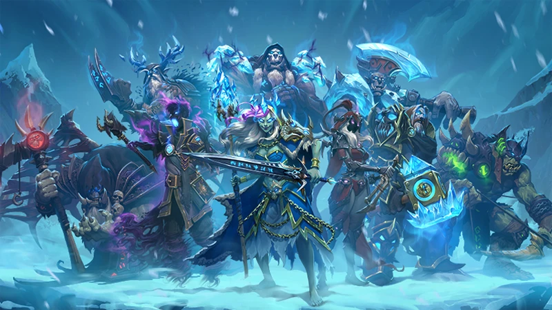 В августе выходит дополнение "Рыцари Ледяного трона" для Hearthstone
