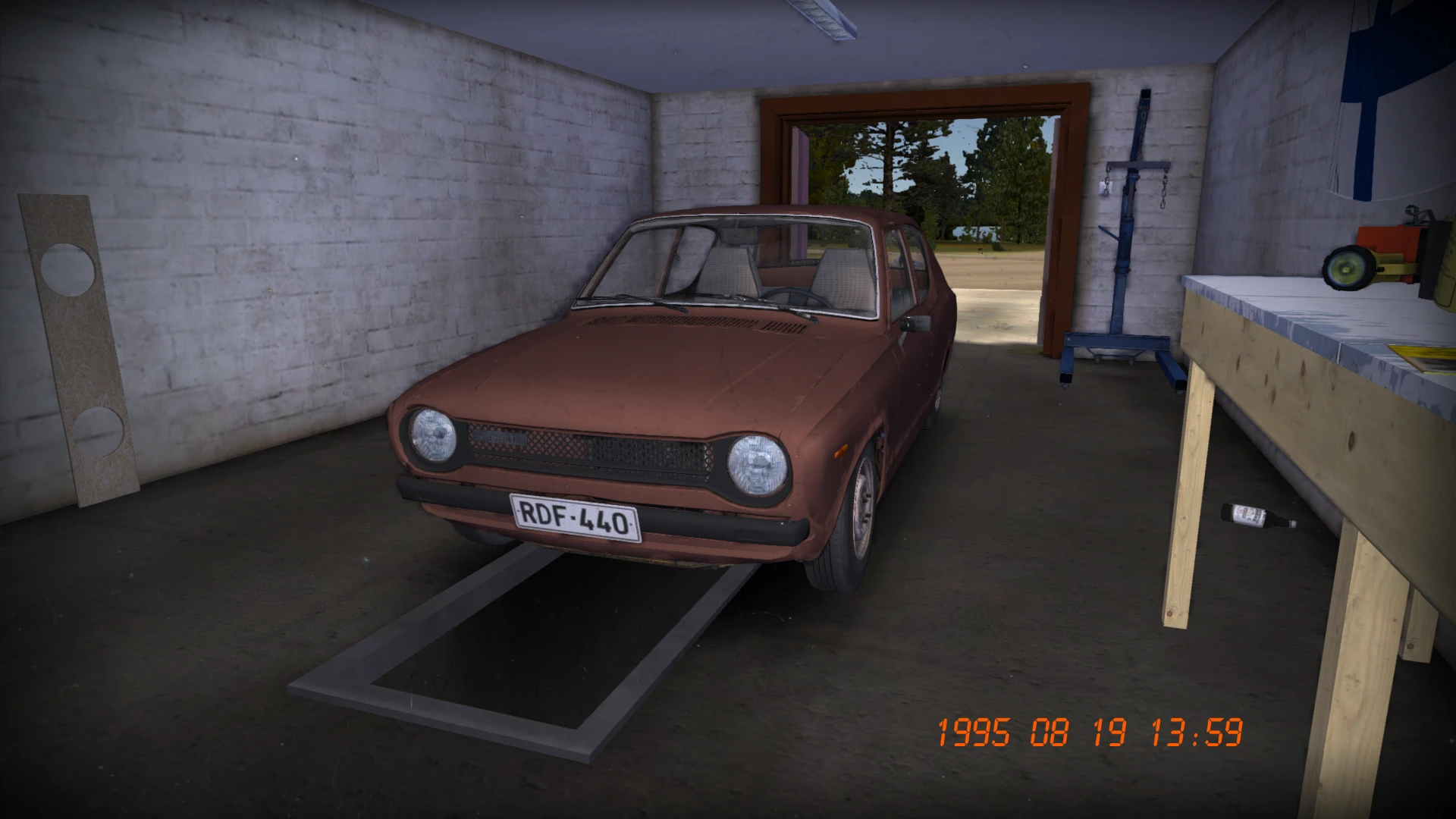 Сток сатсума, много еды, пива, в гараже чисто