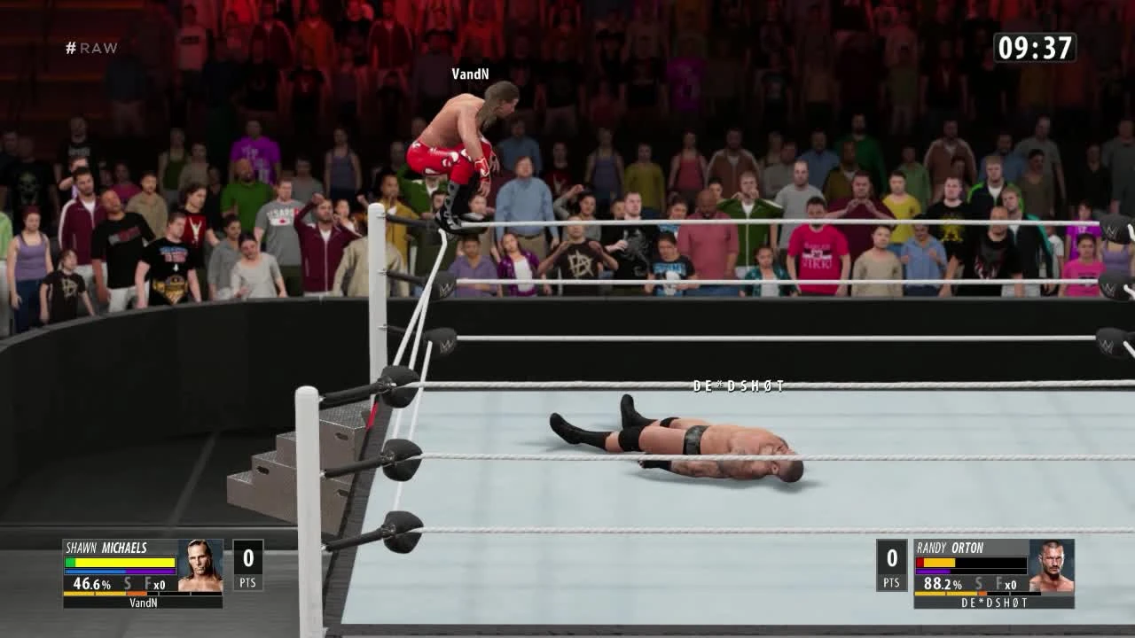 WWE 2K16 "Ортон Против Майлза Iron Man Online"