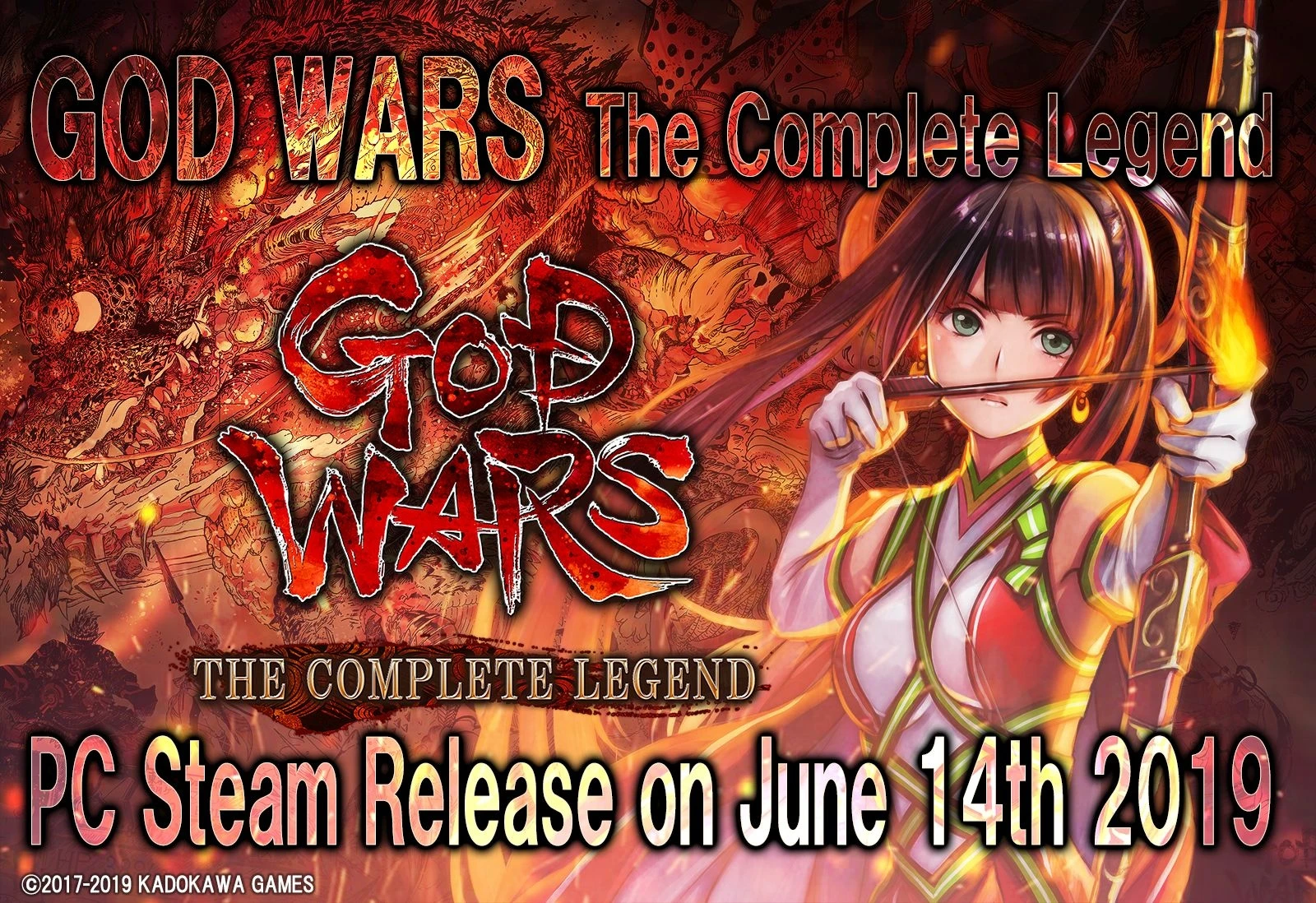 Названа дата выхода God Wars: The Complete Legend на PC