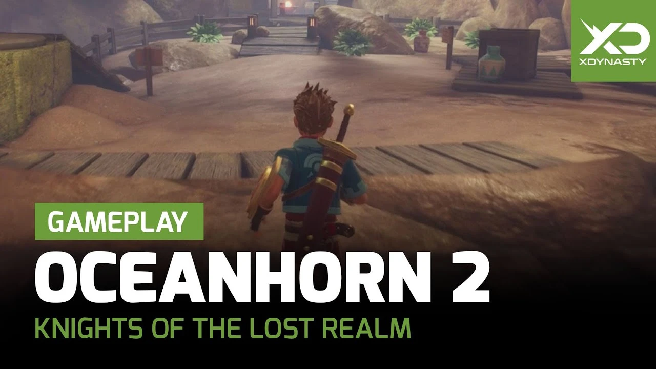 Видео геймплея приключенческого экшена Oceanhorn 2: Knights of the Lost Realm на Xbox