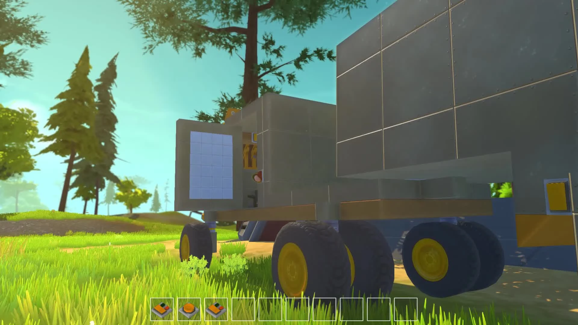 Scrap Mechanic "Тягач и прицеп"