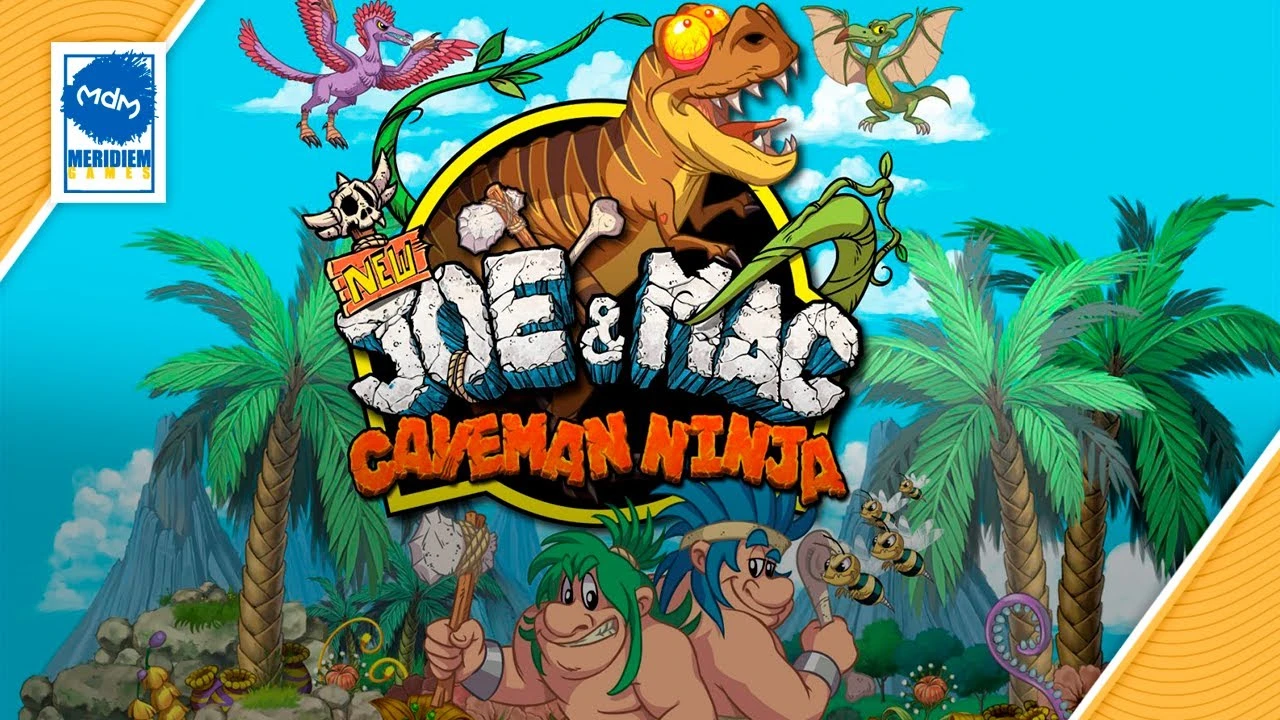 Вышли физические версии ремейка Joe & Mac: Caveman Ninja для Nintendo Switch, PS4 и PS5