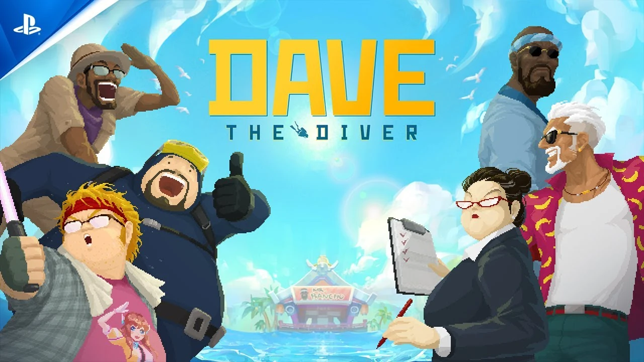 Dave The Diver выйдет на PS5 и PS4 в апреле; Анонсировано бесплатное DLC "Годзилла"