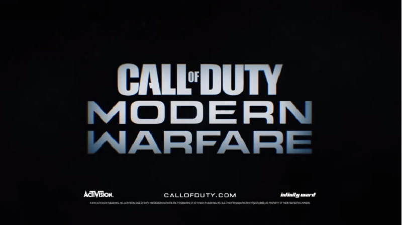 Анонсирующий трейлер Call Of Duty Modern Warfare 