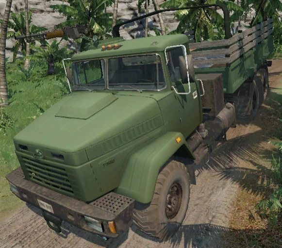 Crysis "Модель армейского грузовика КрАЗ-6322"