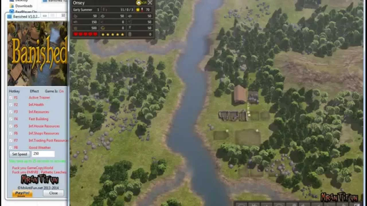 Banished: Трейнер/Trainer (+14) [1.0.7: 64 Bit] {MrAntiFun}