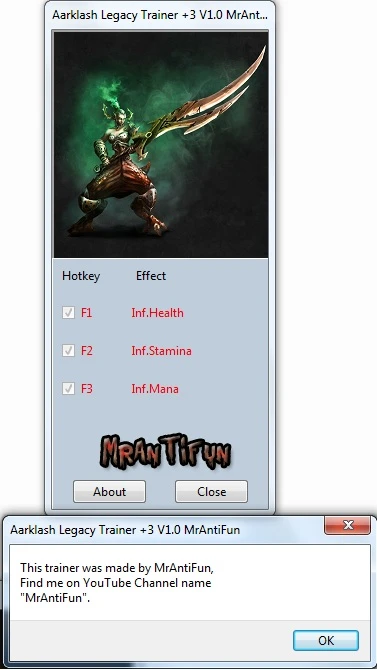 Aarklash: Legacy: Трейнер/Trainer (+3) [1.0] {MrAntiFun}