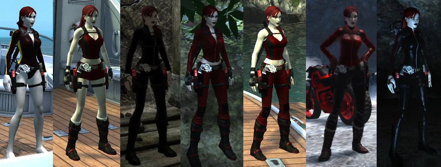 Tomb Raider : Underworld "RED AND BLACK"