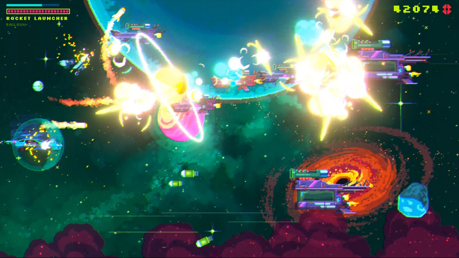 Релизный трейлер сайдскролл-шутера Black Paradox