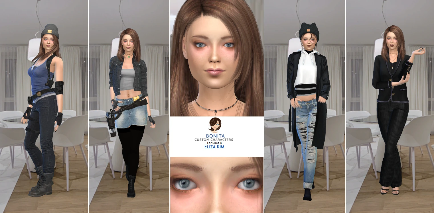 The Sims 4 "Персонаж - Элиза Ким"