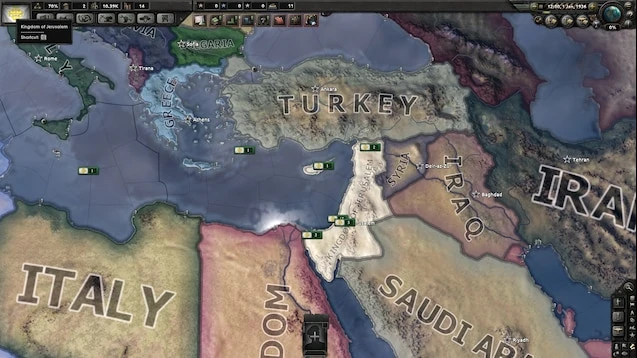 Hearts of Iron 4 "Kingdom of Jerusalem"