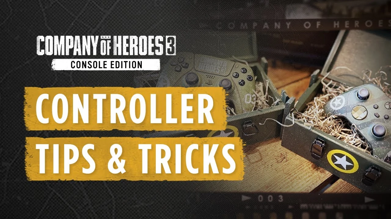 Новые ролики консольной версии Company of Heroes 3 подробно рассказывают об управлении на геймпаде