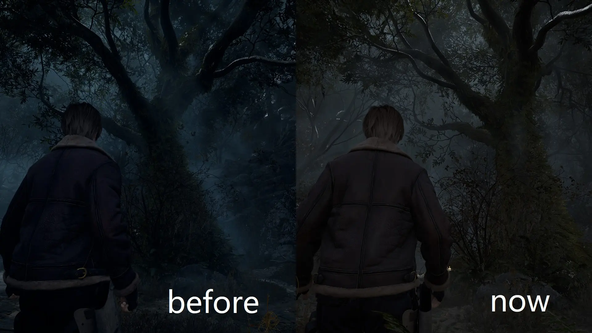 Resident Evil 4 Remake "Убрать цветовый кинематографический фильтр"