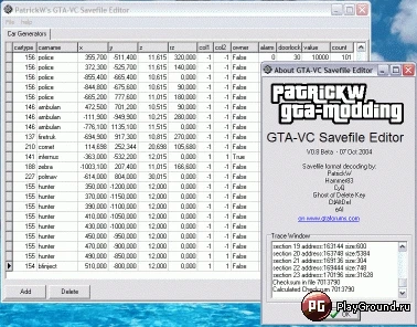 GTA VC "Savefile Editor v0.8 Beta"