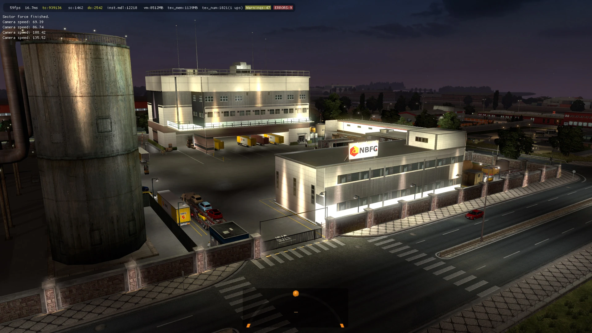 Euro Truck Simulator 2 "Новые Префабы Компаний Nbfc logistik ETS2 1.35.x"