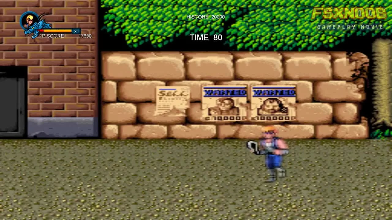 Double Dragon Trilogy Gameplay PC HD