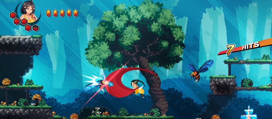 Анонсирован выход двухмерного платформера DeathStick на Switch и PC