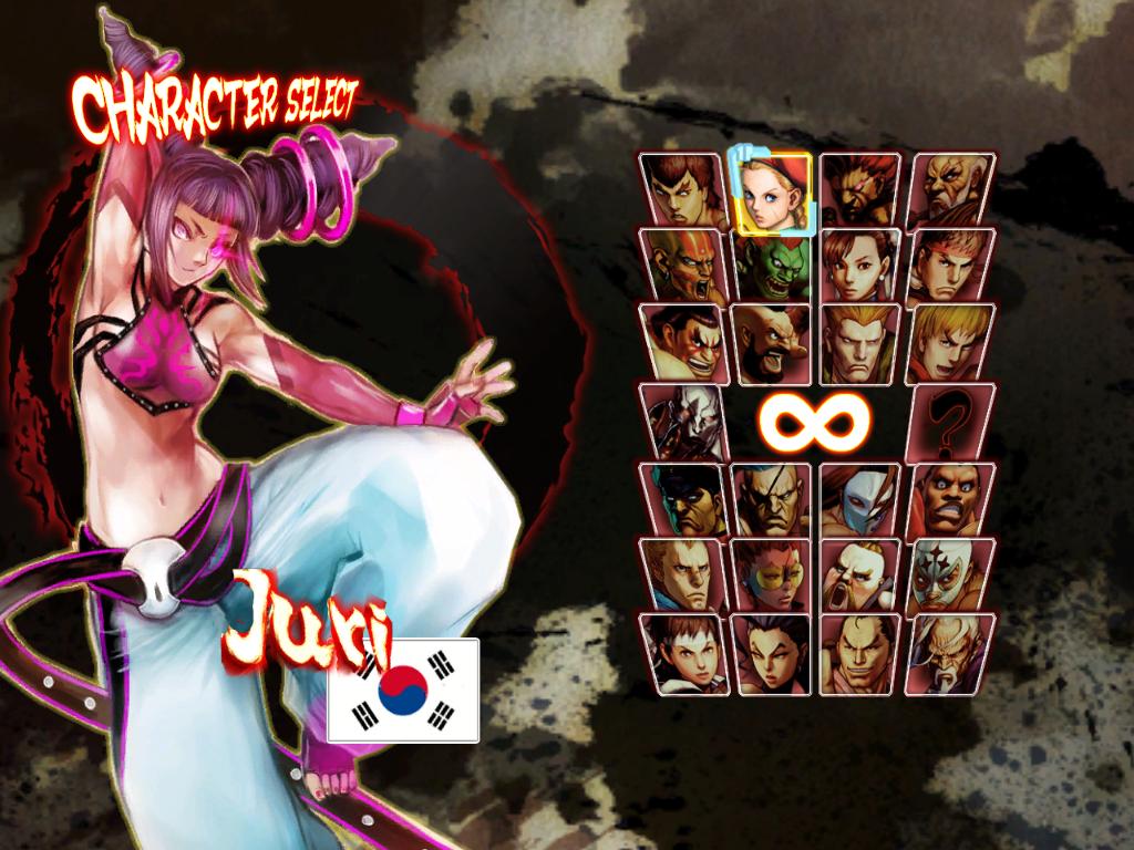 Street Fighter 4 "Juri вместо Cammy"