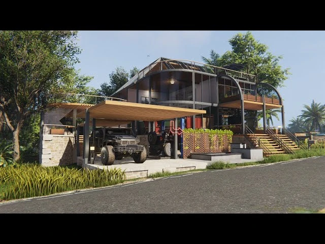 Демонстрация базы в Once Human - Уютный современный дом