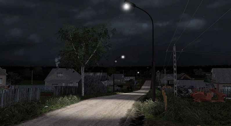 Farming Simulator 17 "Карта Глухая деревня"