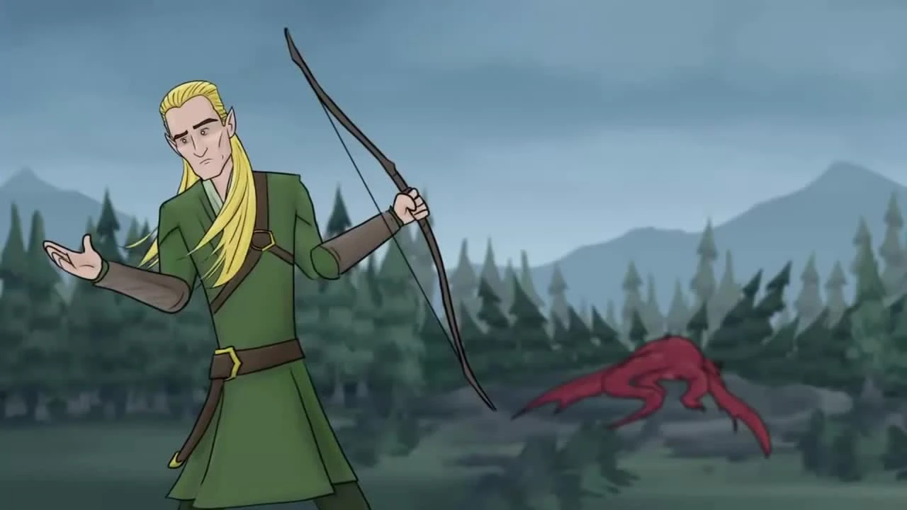 Мульт: Хоббит&#1475; Пустошь Смауга - как это должно было закончиться