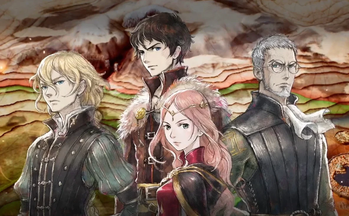 Геймплей демоверсии ролевой игры с элементами стратегии Triangle Strategy