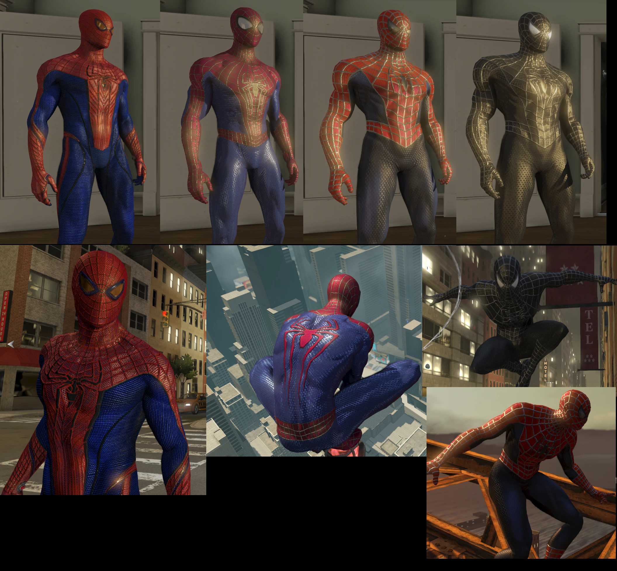 The Amazing Spider-Man 2 "Коллекция костюмов из фильмов HD"